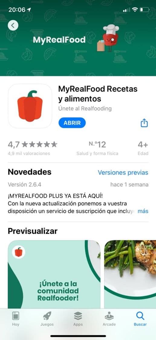 App ‎MyRealFood Recetas y alimentos en App Store