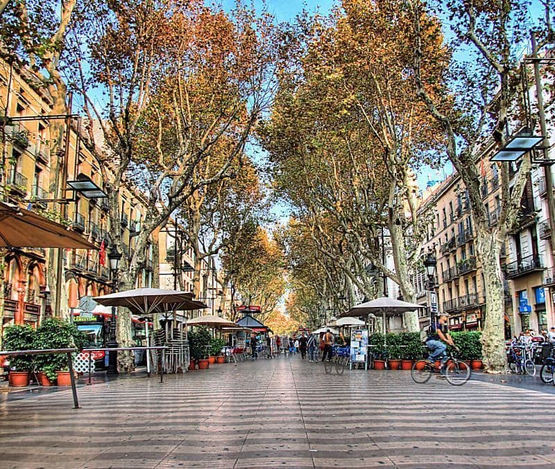 Lugar Ramblas Barcelona