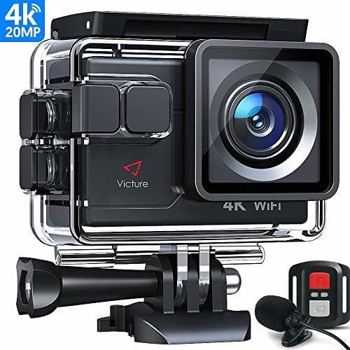 Producto Victure AC700 Cámara Deportiva 4K Wi-Fi 20MP Cámara de Accion Acuatica de