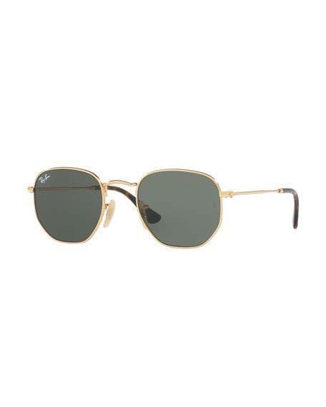 Fashion Ray-Ban Hexagonal Flat Lenses RB3548N Polished Gold - Metal ...