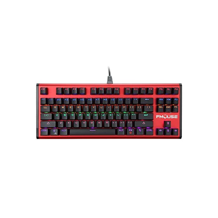 Product ZYDP RGB Gaming Keyboard USB Teclado con Cable, 87 Teclas del Teclado