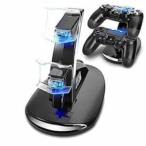 Lugar MP power @ Dual Docking Station dock cargador para Playstation 4 gamepad