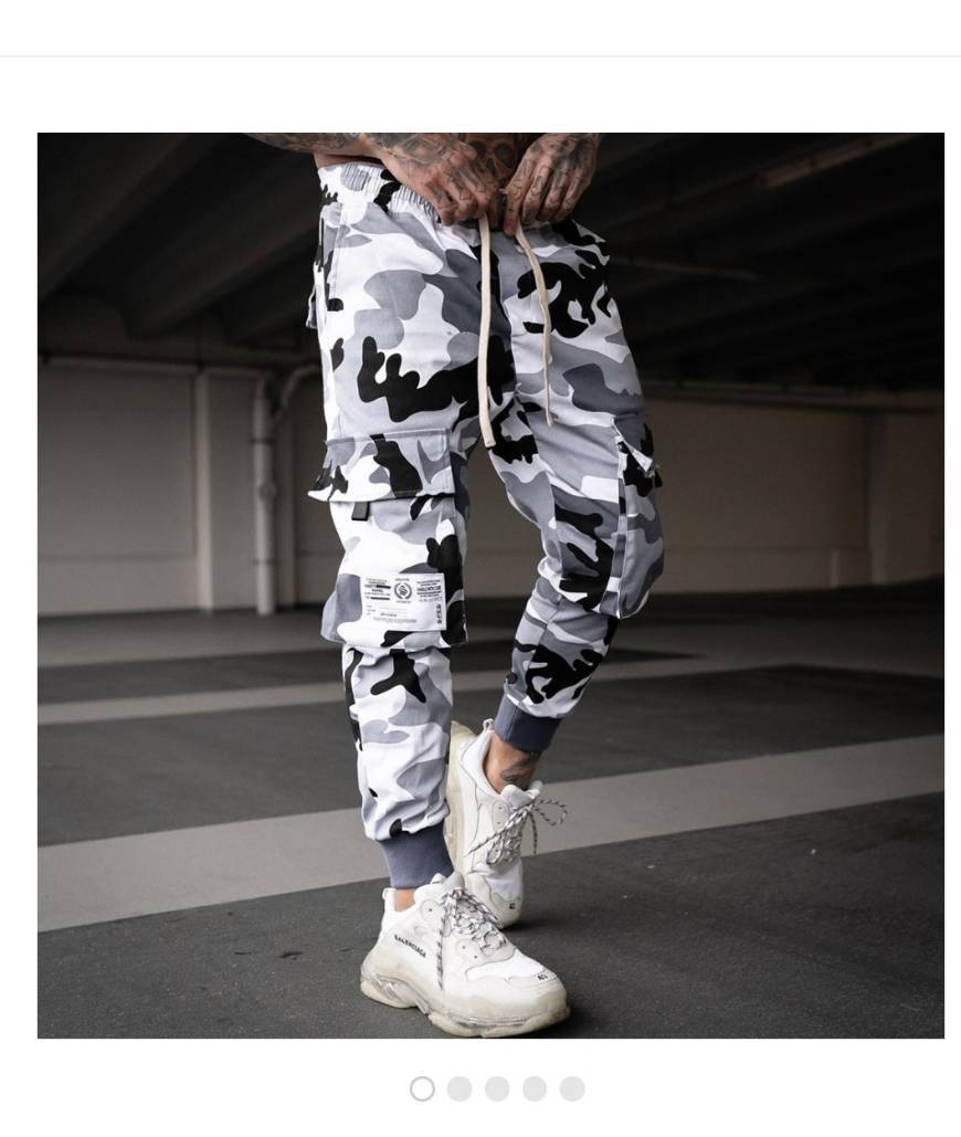 Moda Pantalones Snow Camo