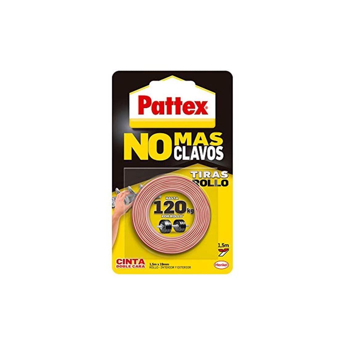 Product Pattex  No más clavos - Rollo de cinta de doble cara