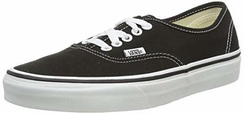 Moda Vans Authentic, Zapatillas de Tela Unisex, Negro