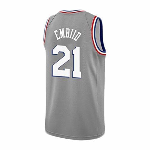 Place Joel Embiid 21# Juego de Las Estrellas de Baloncesto Jersey Philadelphia 76ers