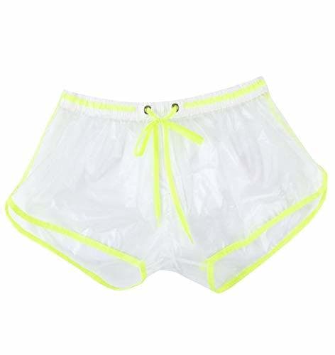 Place GreatFun Underwear Men Sexy Ropa Interior Transpirable Antibacterial Shorts Calzoncillos Bolsa Transparente