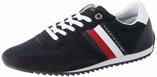 Product Tommy Hilfiger Essential Mesh Runner, Zapatillas para Hombre, Azul