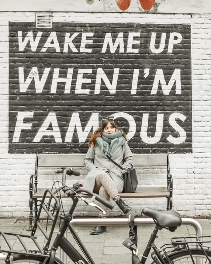 Place WAKE ME UP WHEN I'M FAMOUS Bench