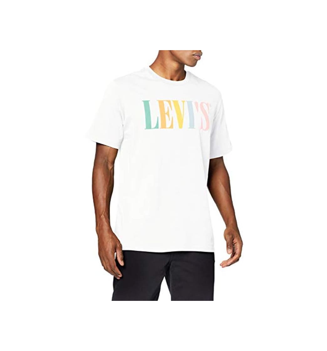 Moda Levi's Relaxed Graphic tee Camiseta, Blanco