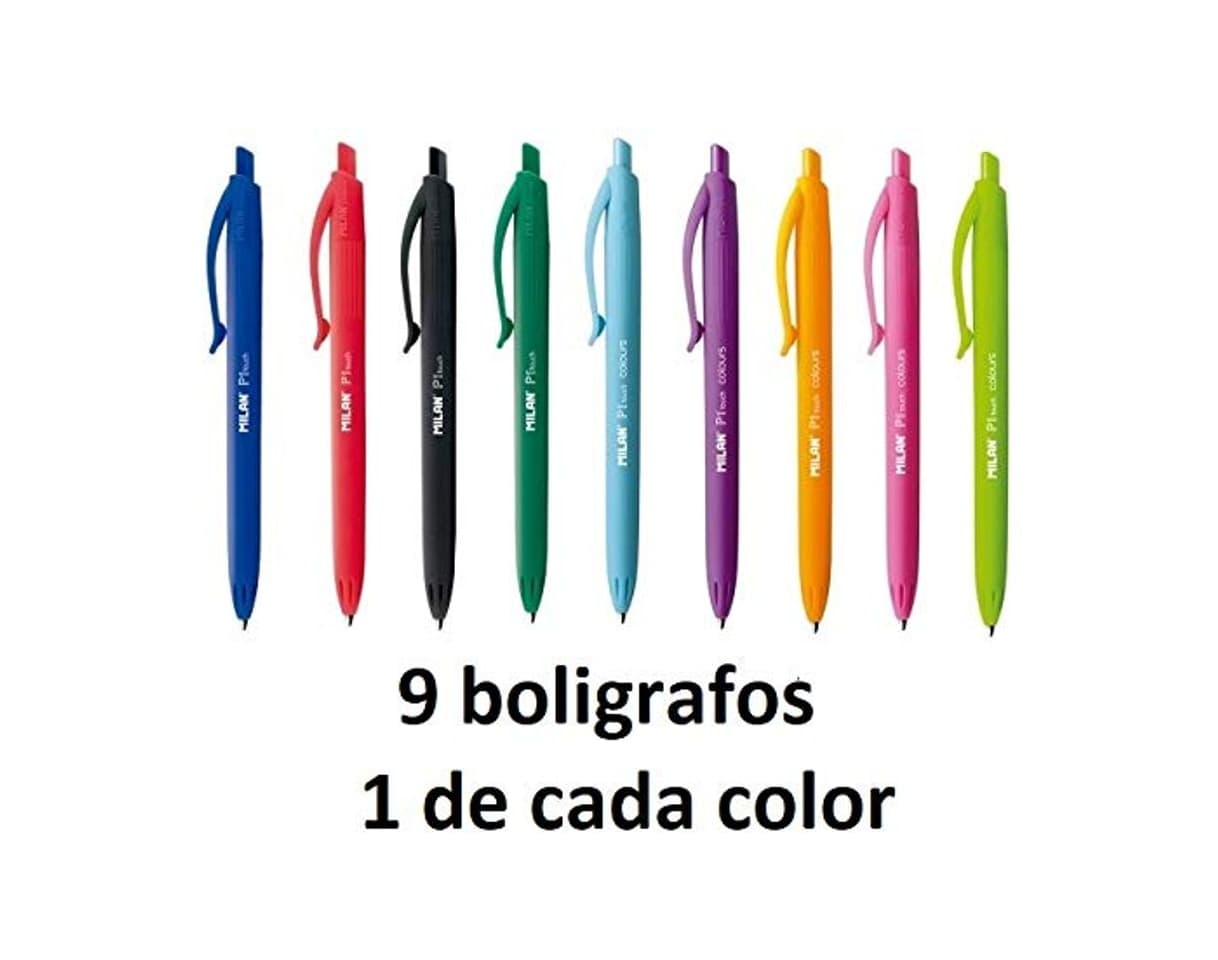 Product 9 boligrafos pt1 colores surtidos