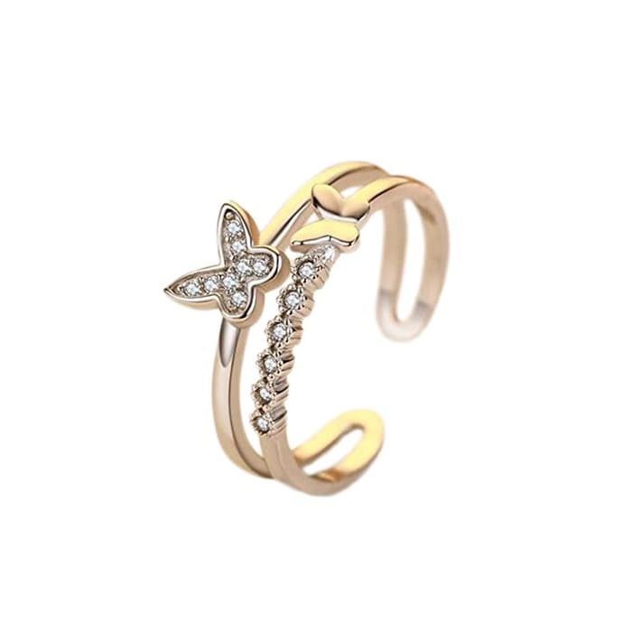 Producto Cdet Preciosos Anillos de Mariposa aneis Bague Zirconia Crystal Anillo de Moda