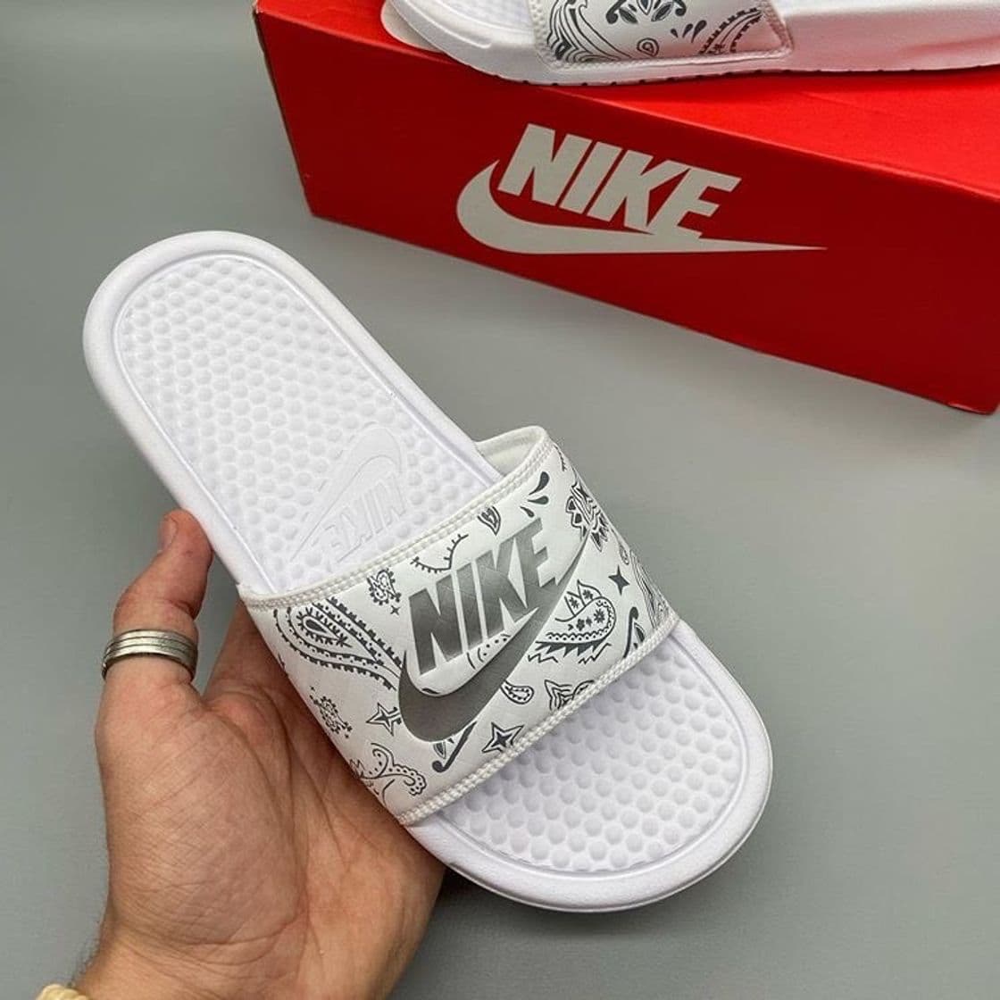 Moda Chinelos Nike Personalizados