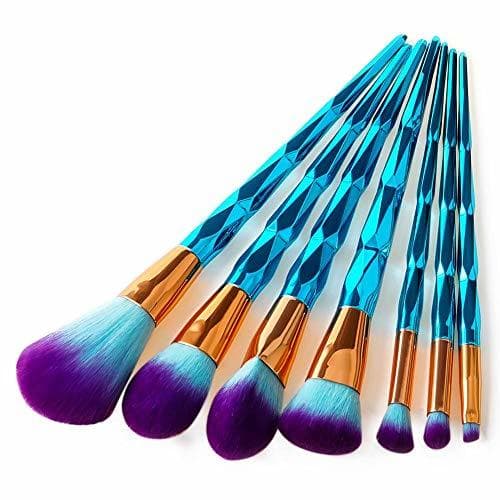 Place Coil.c 7pcs Makeup Brushes Profesional