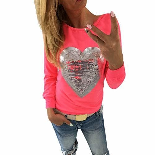 Product Luckycat Mujer Lentejuelas Blusa