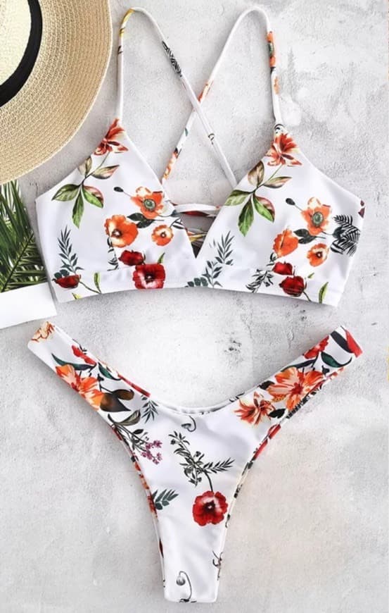 Fashion Bikini Branco floral | 6.99€