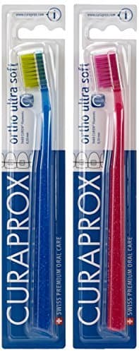 Product Curaprox Ortho - Cepillos de dientes, paquete de 2, surtido