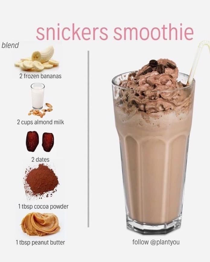 Fashion Snickers smoothie