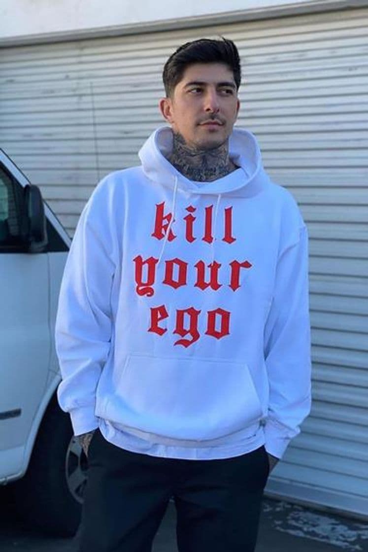 Moda Kill Your Ego Hoodie - White/combo – Fashion Nova