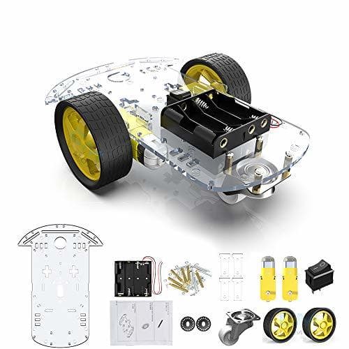 Lugar diymore 2WD Robot Smart Car Chassis DIY Kits Motor Inteligente con Velocidad