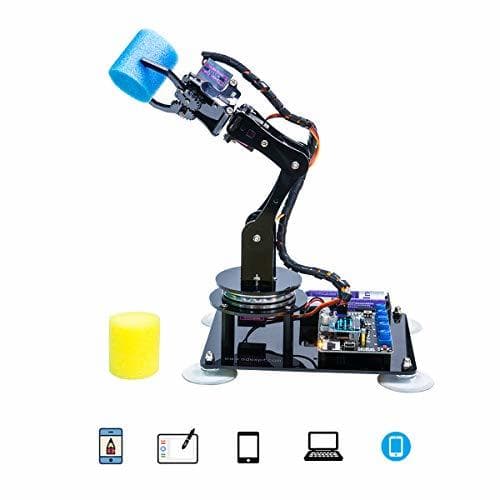 Lugar Adeept Arduino Compatible DIY 5-DOF Robotic Arm Kit for Arduino UNO R3