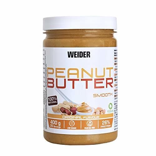 Product Weider Peanut Butter 100% Mantequilla De Cacahuete natural con textura suave y