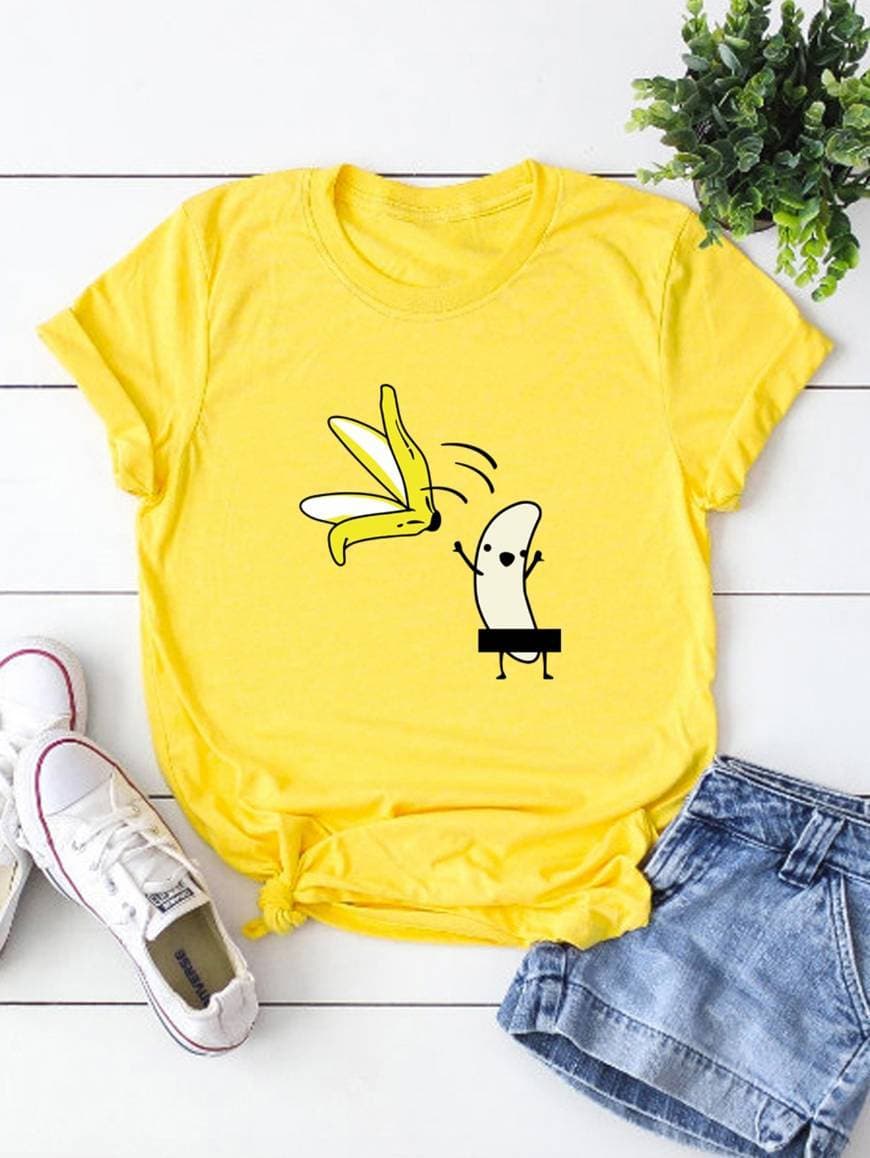 Product T shirt banana 