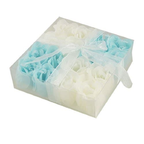 Producto Bebê azul DealMux Branca 16 Pcs Sabonete Perfumado Bath Rose Petal presente