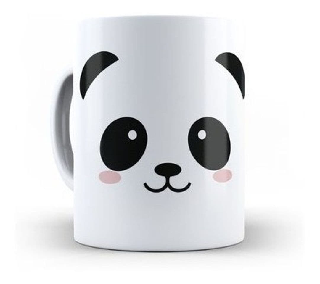 Moda Caneca  Fofa De Panda Polimero