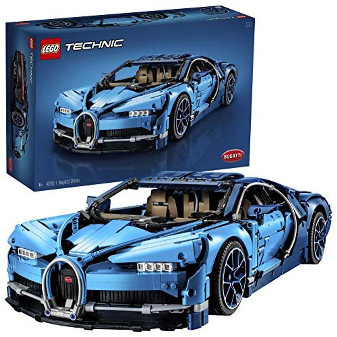 Product LEGO Technic - Bugatti Chiron, Set de Construcción de Coche de Carreras,