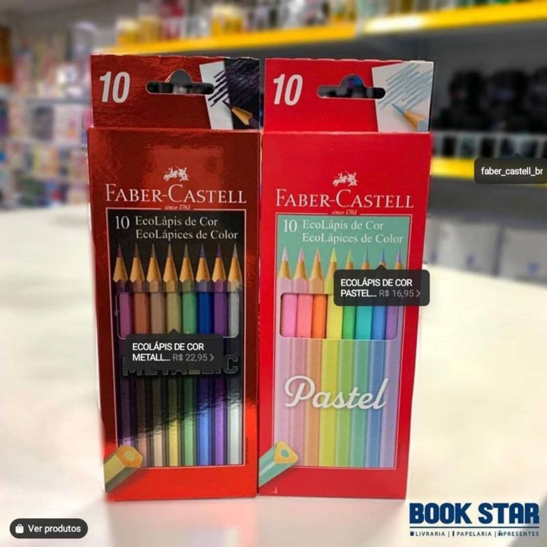 Fashion NOVOS LÁPIS DE CORES DA FABER-CASTELL