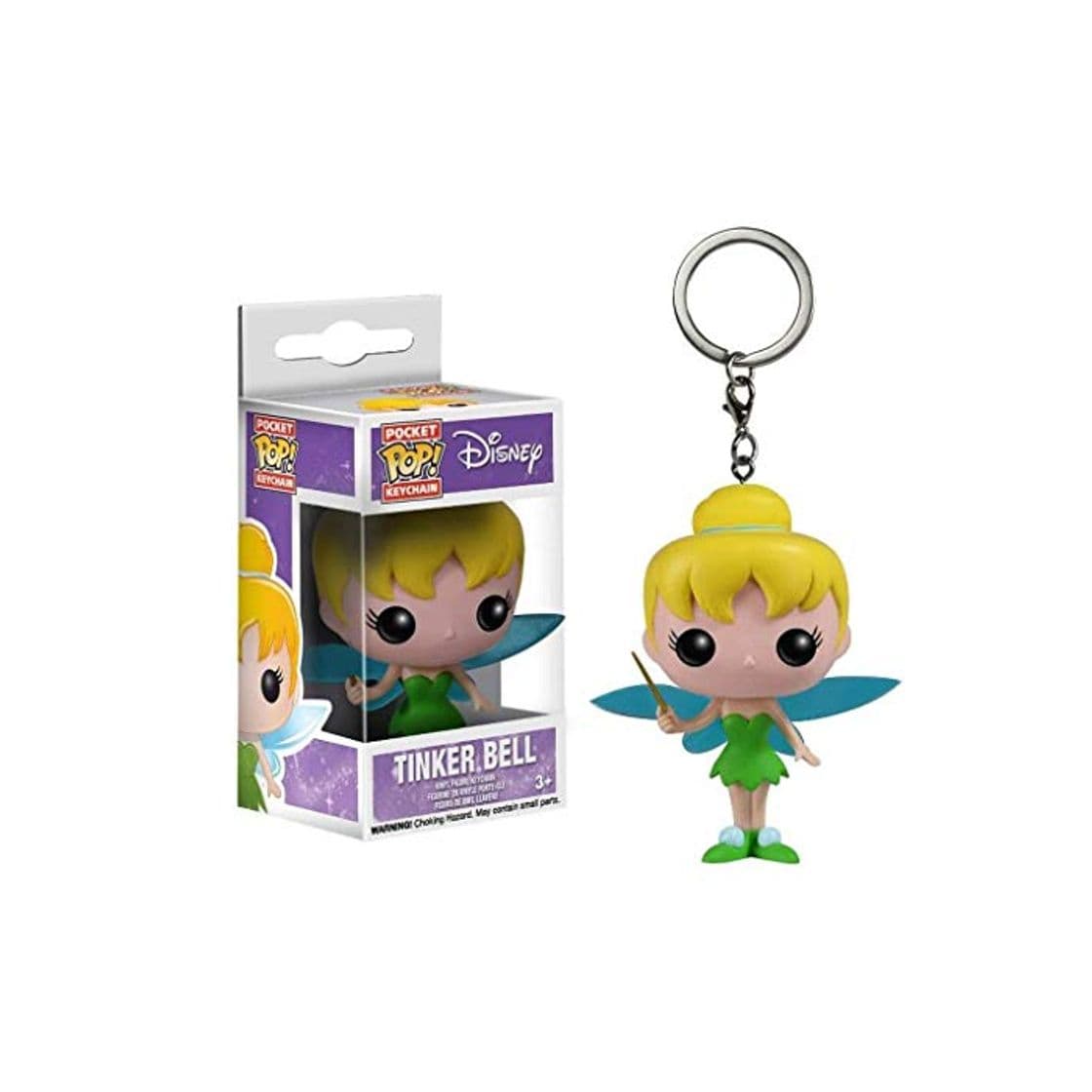 Product Luckly77 Tinker Bell POP Llavero Figura"Peter Pan" exquisito Figura PVC de colección y decoración for Kid