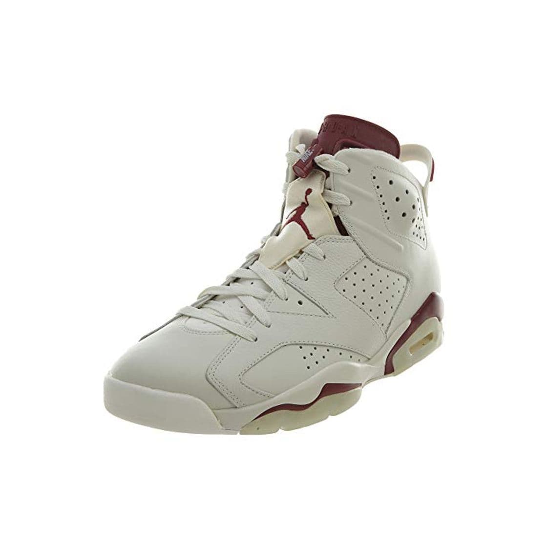 Fashion Nike Air Jordan 6 Retro, Zapatillas de Deporte para Hombre, Blanco/Rojo