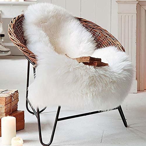 Place Warmiehomy Faux Fur Sheepskin Rug 60 x 90 cm Faux Fleece Fluffy