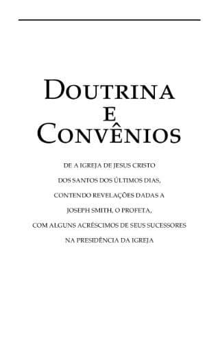 Book Doutrina e Convênios