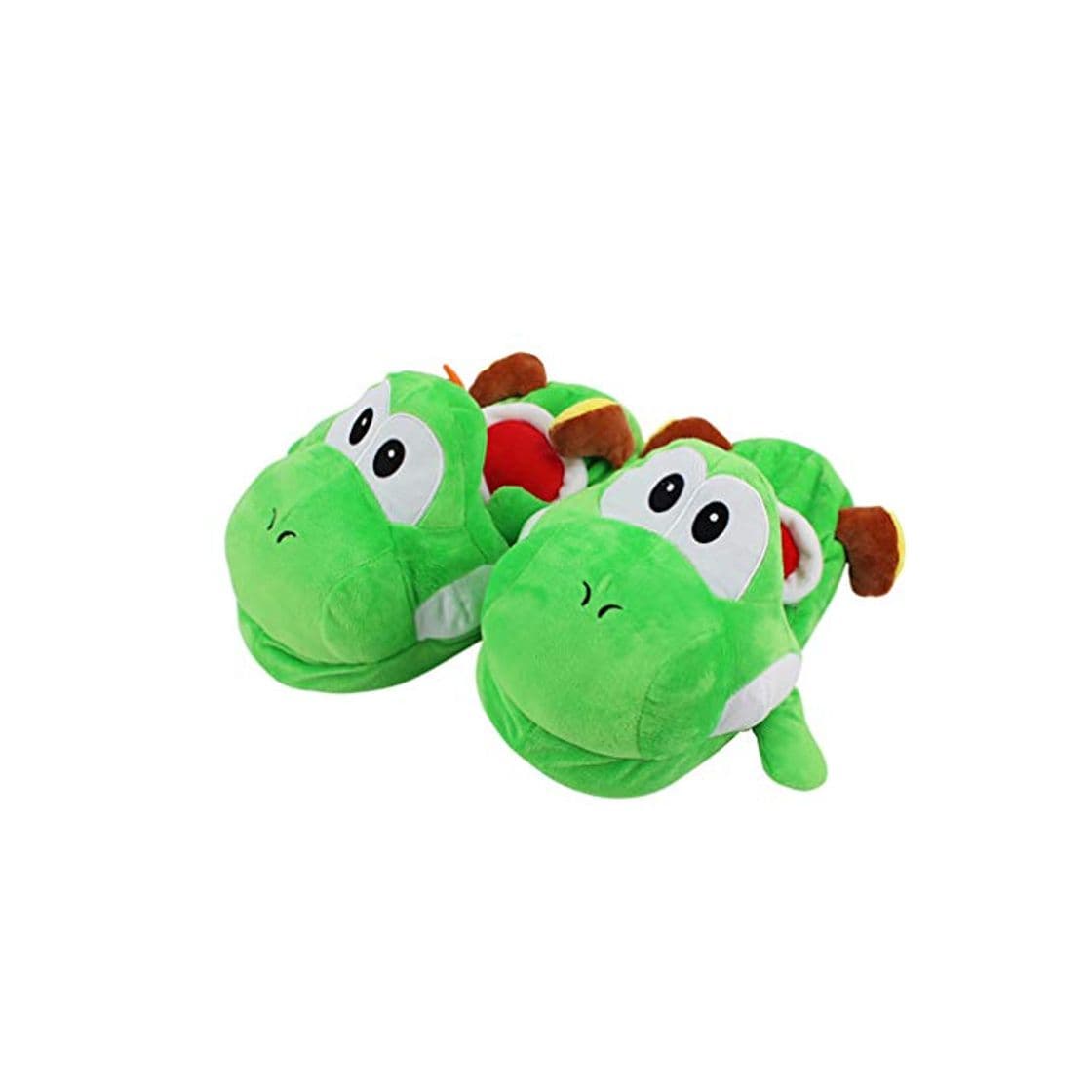 Product Zapatillas Zapatillas de Felpa Super Mario Yoshi Anime Zapatillas de algodón de Medio pie