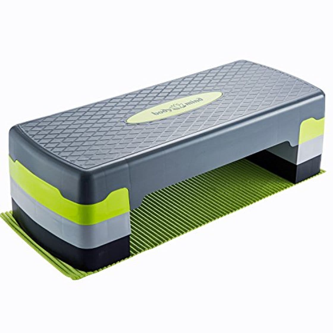 Producto Body & Mind Aerobic Step Board Elite 3-step step-bench con tapete antideslizante