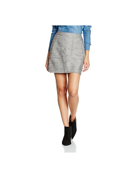 Producto New Look Brushed Pocket, Falda para Mujer, Grau - Grey