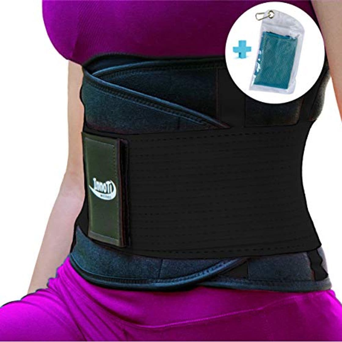 Producto InnoTi Faja Lumbar para Hombre y Mujer - Cinturón Protector de los