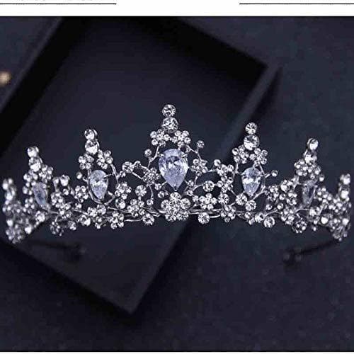 Producto MLDSJQJ Boda Tiara Nupcial Corona Cristal de circón Claro Diamantes de imitación