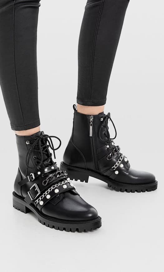 Moda Botins biker