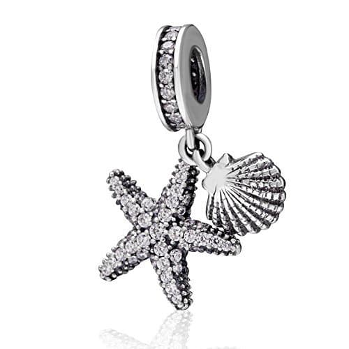 Product Abalorio de plata de ley 925 con diseño de estrella de mar