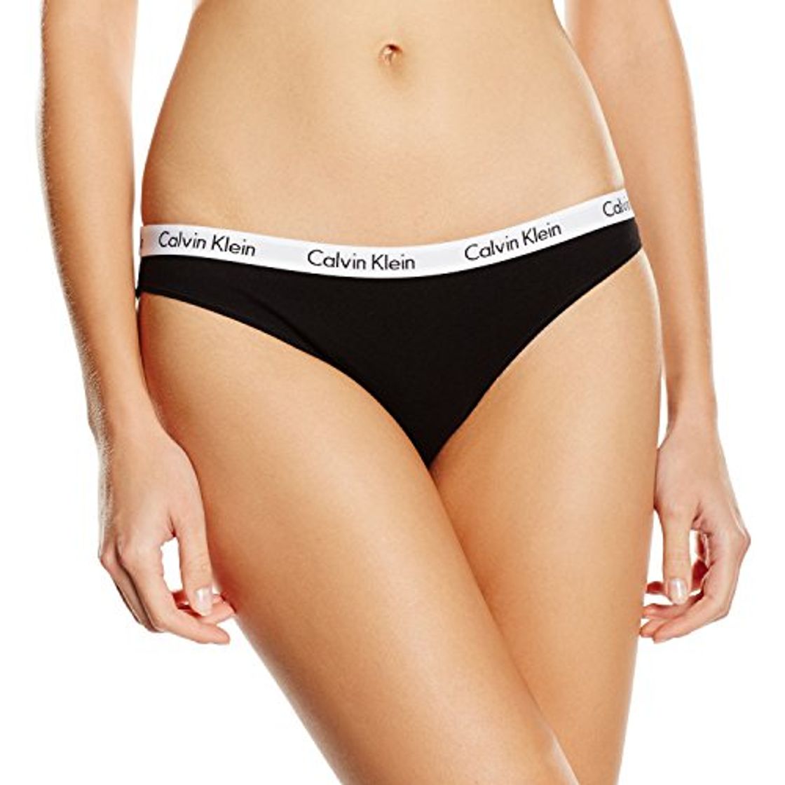 Fashion Calvin Klein Carousel-Bikini Sujetador, Negro