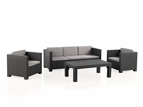 Producto Shaf Diva Tropea Conjunto Muebles Sofá 3 Plazas