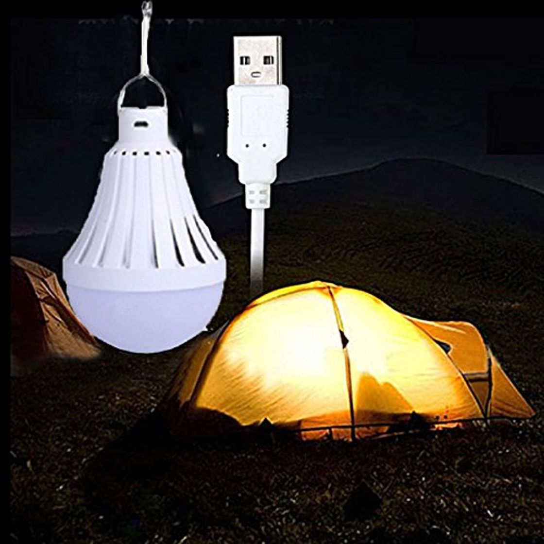 Product LEDMOMO - Bombilla USB para acampada, portátil, LED, luz nocturna, para casa,