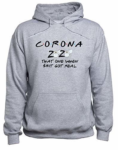 Product EUGINE DREAM Coronavirus Tshirt Friends TV Show Covid-19 Pullover Unisex Sudadera con