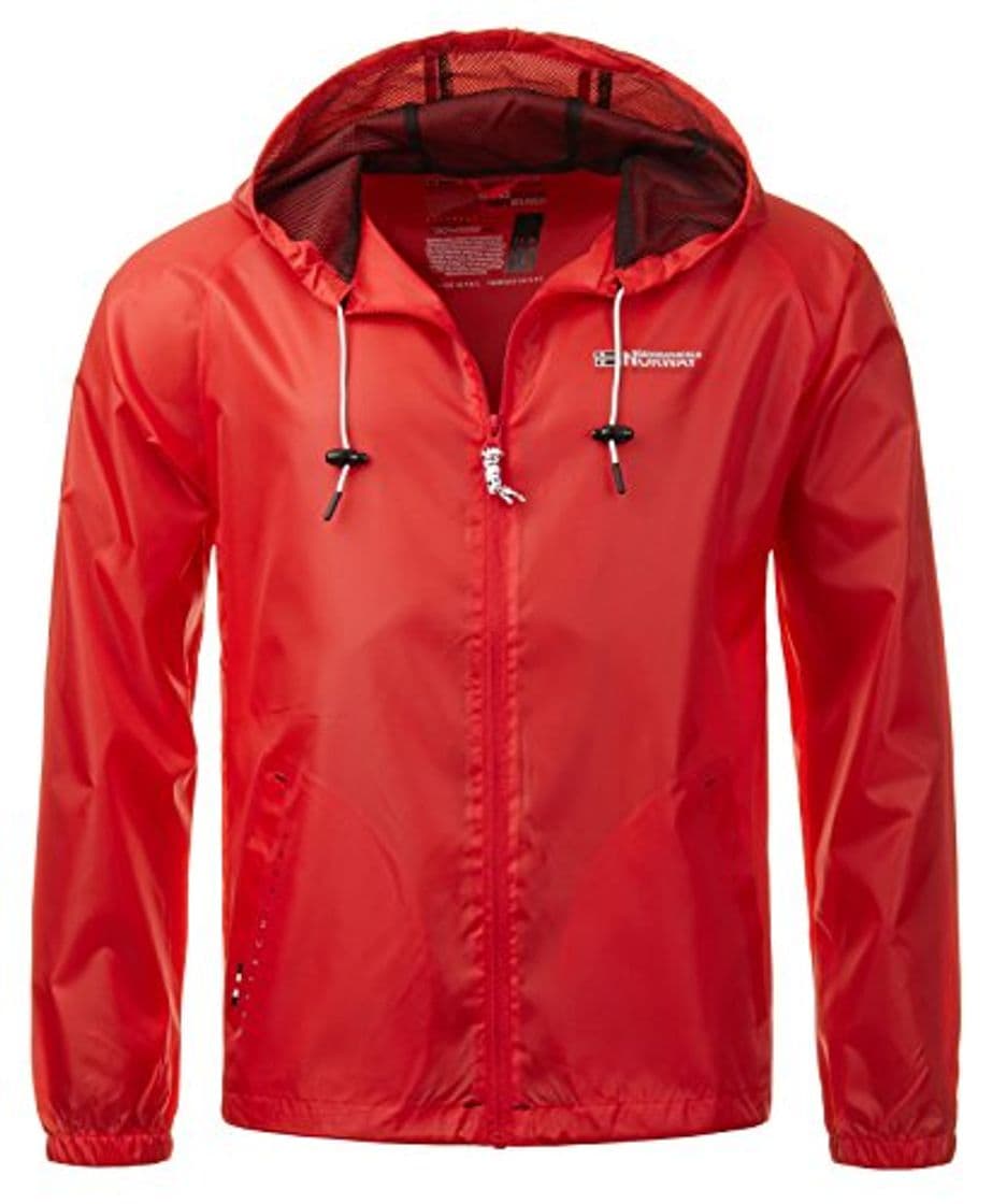 Producto Chubasquero cortavientos de entretiempo de Geographical Norway rojo L