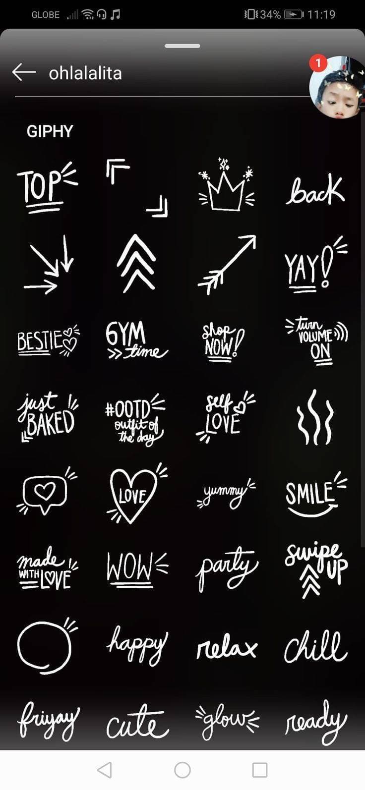 Fashion Gifs handwriting