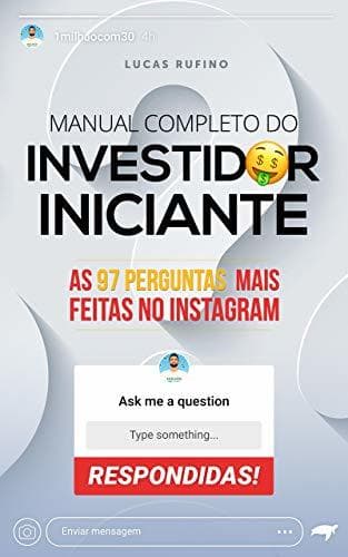 Book Manual do Investidor Iniciante: as 97 perguntas mais feitas no Instagram