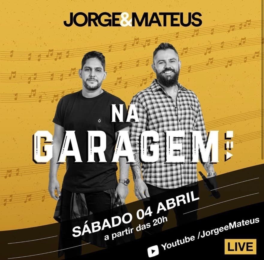 Fashion Live ao Vivo Jorge & Mateus na GARAGEM às 20h 04/04/2020